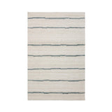 Sunderland Jute Ivory/Dark Blue Stripe Rug - Ornate Home