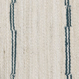 Sunderland Jute Ivory/Dark Blue Stripe Rug - Ornate Home