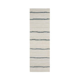 Sunderland Jute Ivory/Dark Blue Stripe Rug - Ornate Home