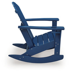 Sundown Shores Blue Rocking Chair - Ornate Home