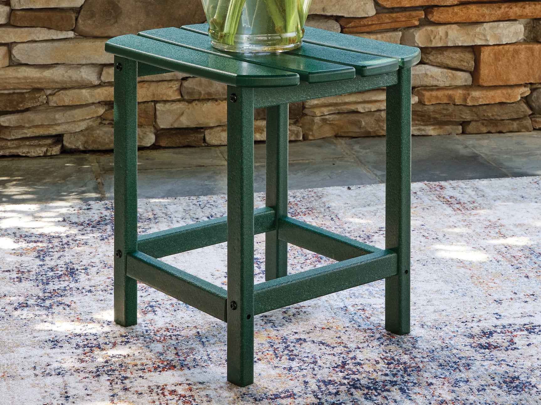 Sundown Shores Green Rectangular End Table - Ornate Home