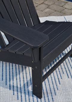 Sundown Treasure Black Adirondack Chair - Ornate Home