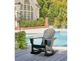 Sundown Treasure Black Outdoor Rocking Chair - Ornate Home