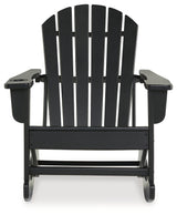 Sundown Treasure Black Outdoor Rocking Chair - Ornate Home