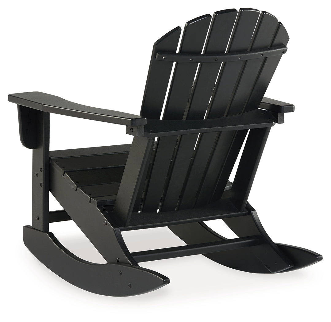 Sundown Treasure Black Outdoor Rocking Chair - Ornate Home