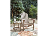 Sundown Treasure Driftwood Adirondack Chair with End Table - Ornate Home