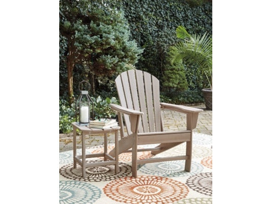 Sundown Treasure Driftwood Adirondack Chair with End Table - Ornate Home