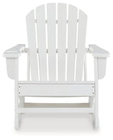 Sundown Treasure White Outdoor Rocking Chair - Ornate Home