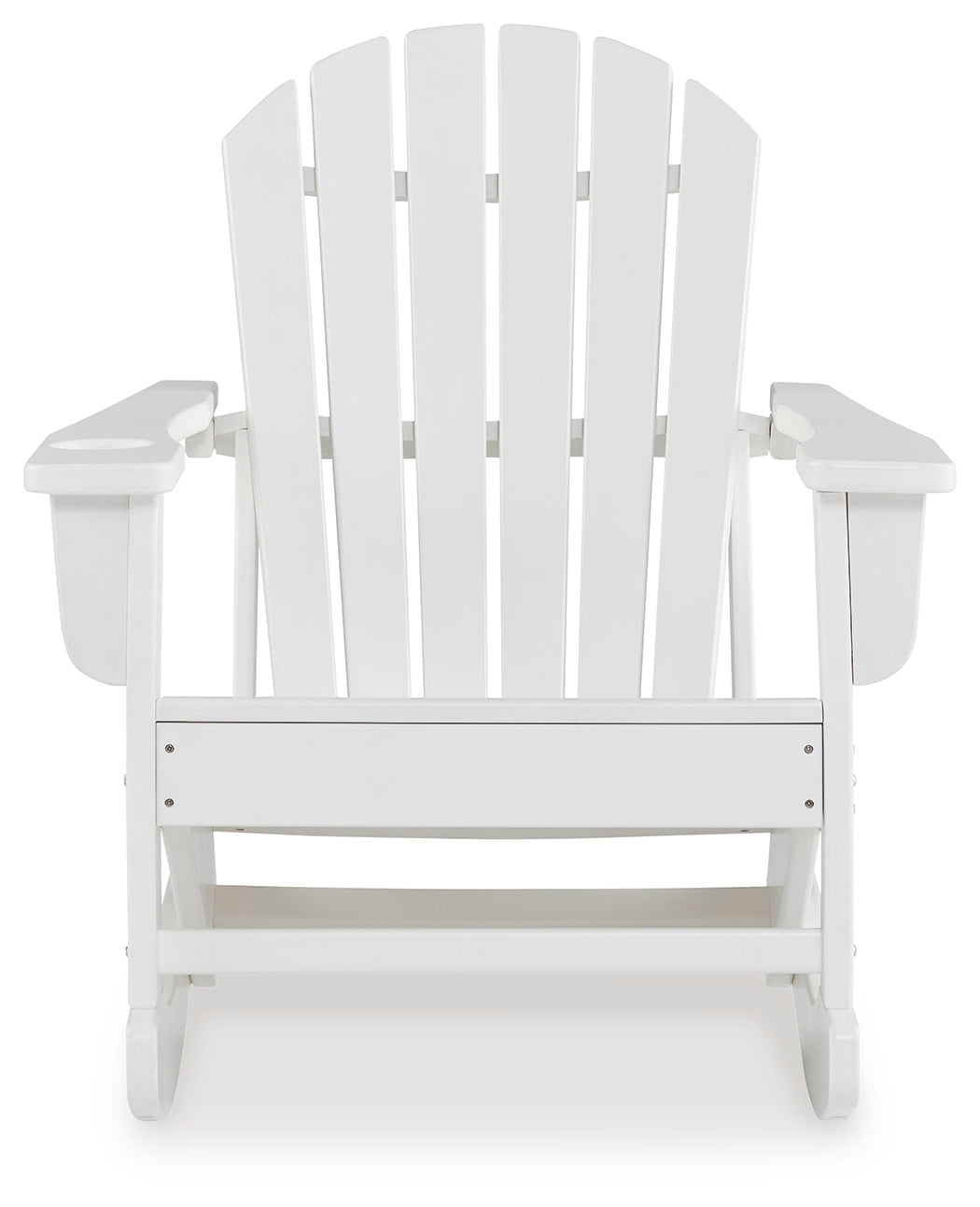 Sundown Treasure White Outdoor Rocking Chair - Ornate Home