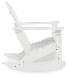Sundown Treasure White Outdoor Rocking Chair - Ornate Home