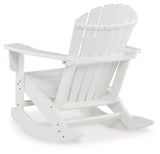 Sundown Treasure White Outdoor Rocking Chair - Ornate Home