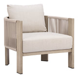 Sunlit Gray Springs Accent Chair