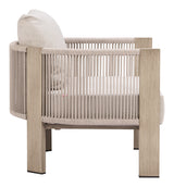 Sunlit Gray Springs Accent Chair
