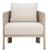 Sunlit Gray Springs Accent Chair