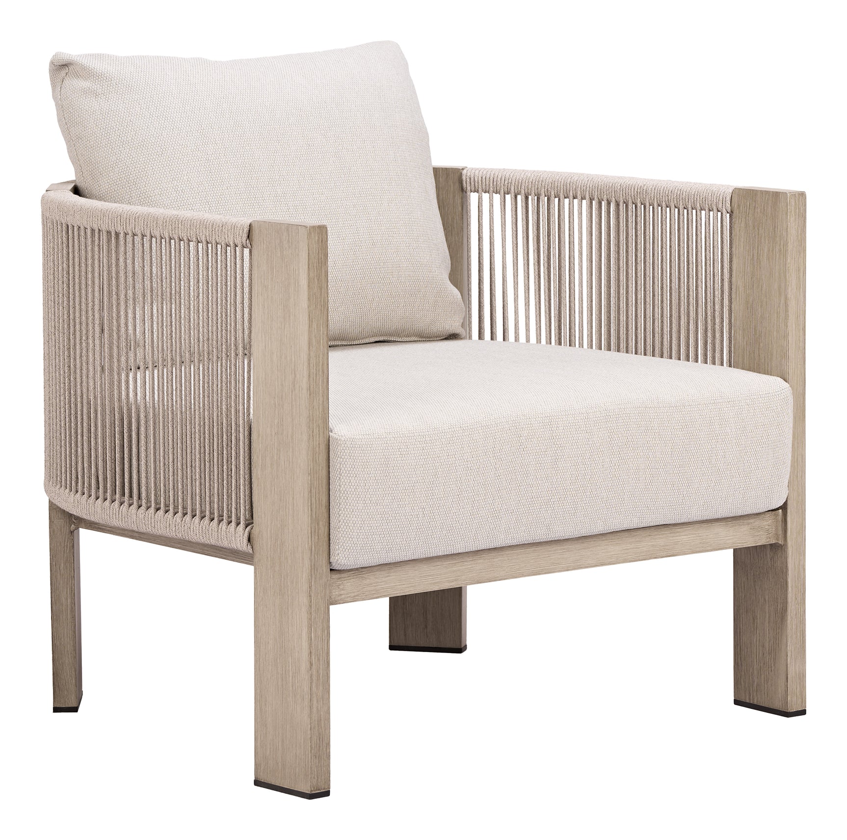 Sunlit Gray Springs Accent Chair
