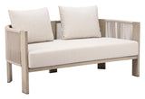 Sunlit Gray Springs Sofa
