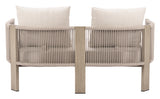 Sunlit Gray Springs Sofa