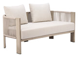 Sunlit Gray Springs Sofa