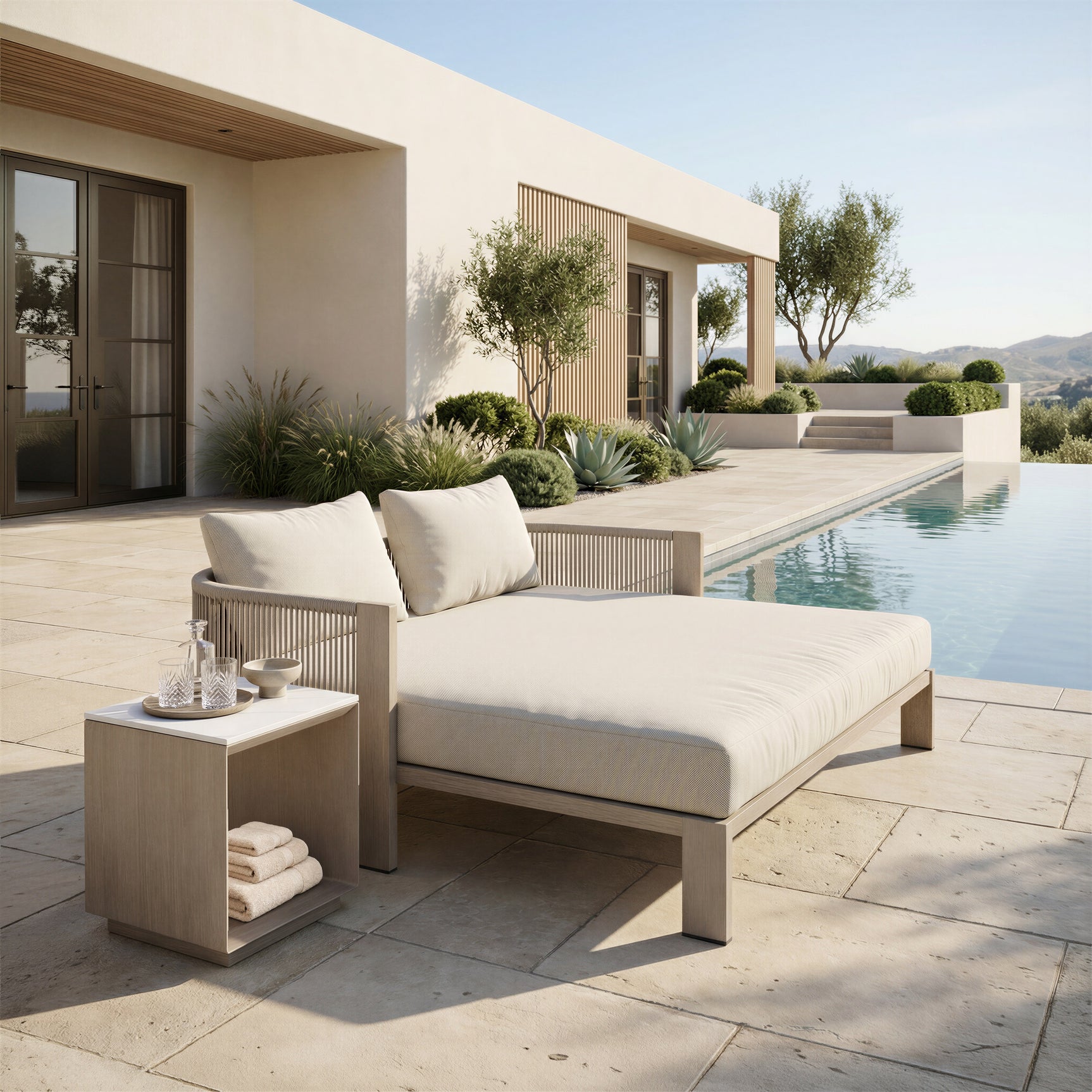Sunlit Green Springs Daybed