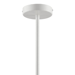 Sunlit Natural/White Squiggle 2-Arm Pendant Light - Ornate Home