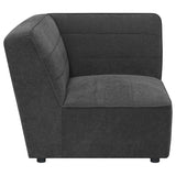 Sunny Charcoal 4pc Modular Sectional Living Room Set - Ornate Home