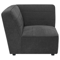 Sunny Charcoal 4pc Modular Sectional Living Room Set - Ornate Home