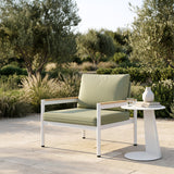Sunny White Isles Side Table