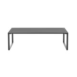 Sunnyside Corner Patio Conversation Set with Table in Grey on White - Ornate Home