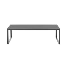 Sunnyside Corner Patio Conversation Set with Table in Grey on White - Ornate Home