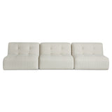 Sunseeker Brown Stripe 3 Piece Outdoor Sofa - Ornate Home