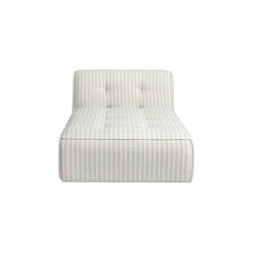 Sunseeker Brown Stripe Outdoor Chaise - Ornate Home
