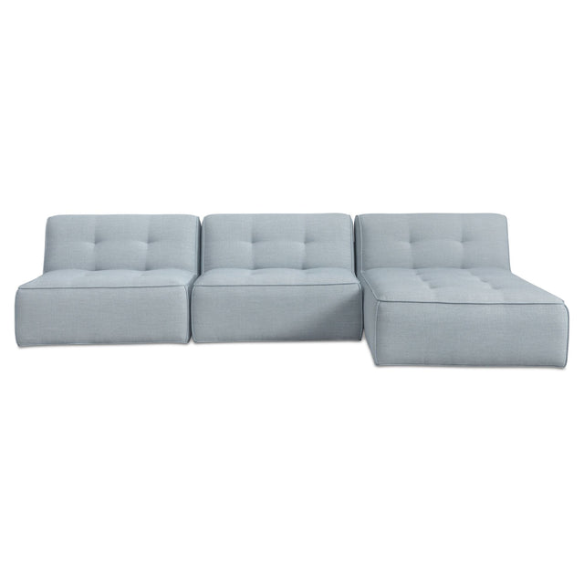 Sunseeker Light Blue 3 Piece Outdoor Lounge - Ornate Home