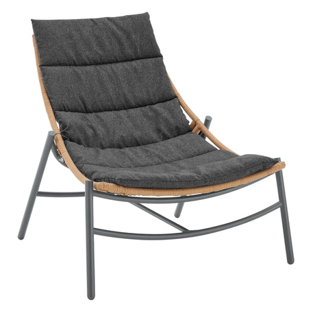 Sunset 3-Piece Patio Conversation Set in Grey - Ornate Home