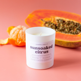 Sunsoaked Citrus 5.3oz Soy Candle - Ornate Home