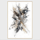 Sunstone Black Painting 48x48 by Buddy Whitlock - Ornate Home