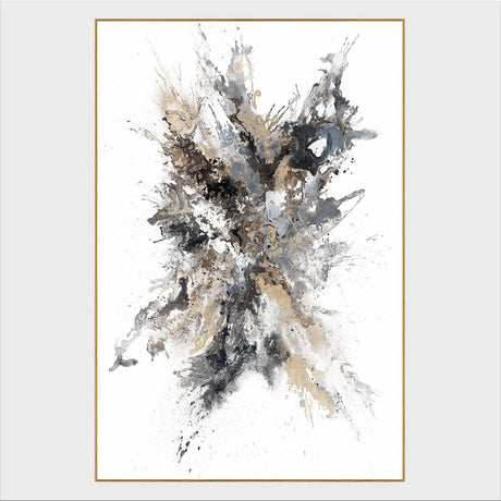 Sunstone Black Painting 48x48 by Buddy Whitlock - Ornate Home