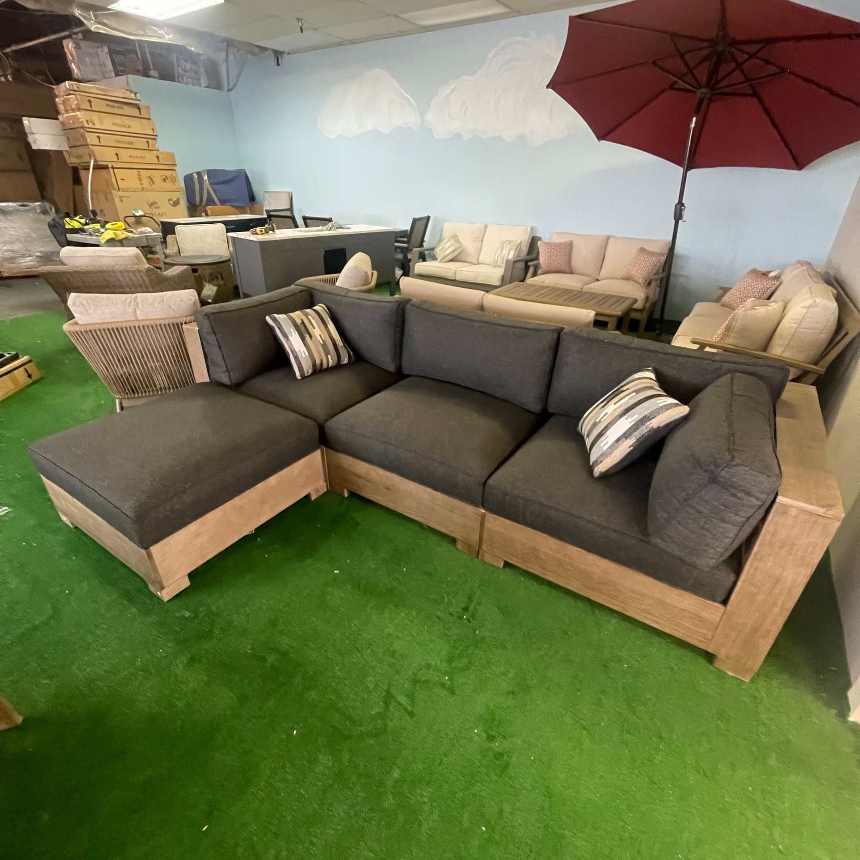 Suntorini Umbrella - Ornate Home