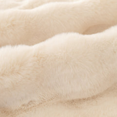 Super Soft Fluffy Faux Rabbit Fur Sofa Throw Blanket, Couch Cover Blanket for Couches Living Room Furniture Throw - Ornate Home