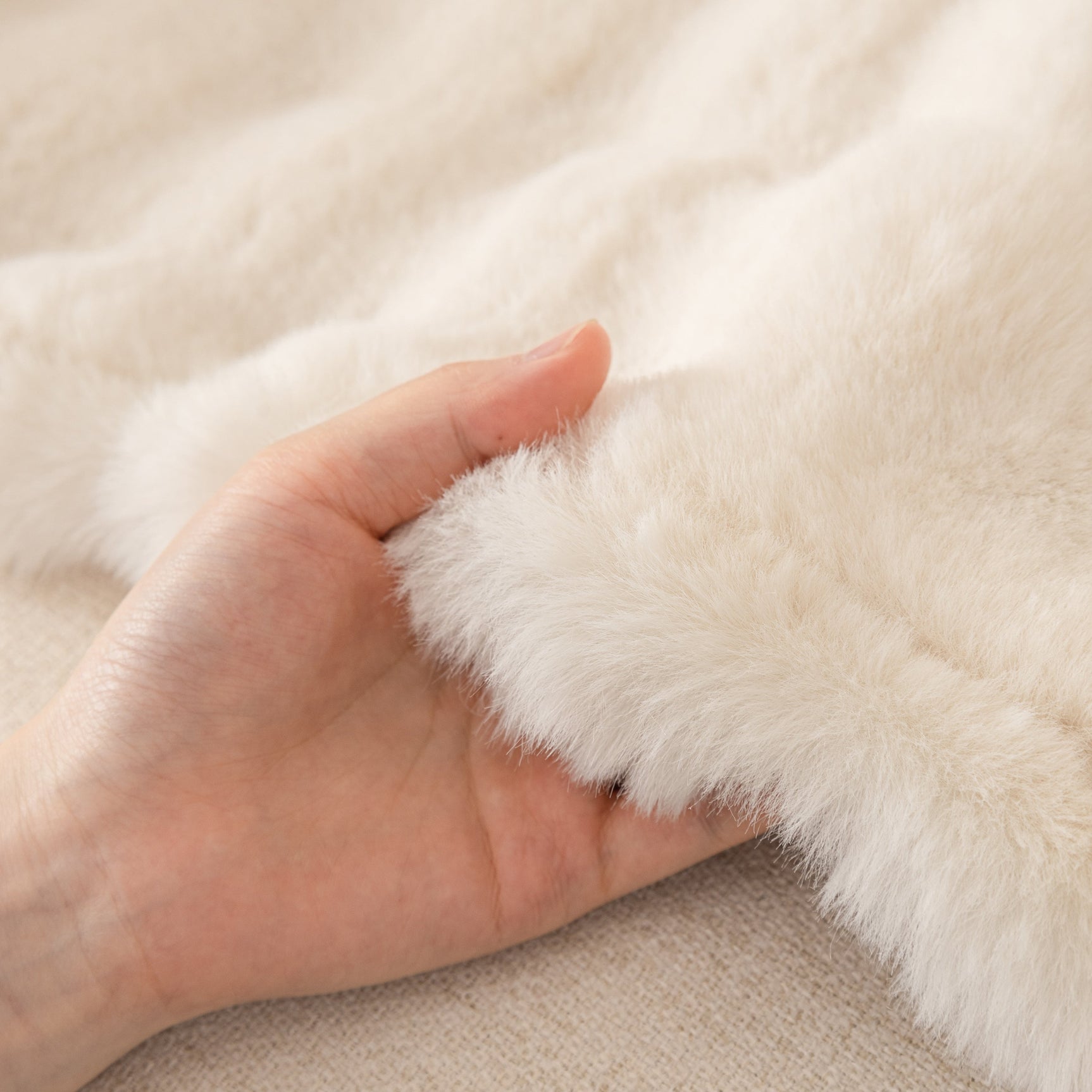 Super Soft Fluffy Faux Rabbit Fur Sofa Throw Blanket, Couch Cover Blanket for Couches Living Room Furniture Throw - Ornate Home