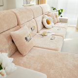 Super Stretch Seat Cushion/Couch Slipcover, Solid Couch Cushion Covers Washable Furniture Protector - Ornate Home
