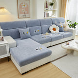 Super Stretch Seat Cushion/Couch Slipcover, Solid Couch Cushion Covers Washable Furniture Protector - Ornate Home