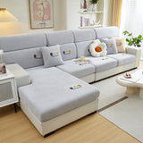 Super Stretch Seat Cushion/Couch Slipcover, Solid Couch Cushion Covers Washable Furniture Protector - Ornate Home
