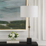 Suranne Antique Brass Table Lamp - Ornate Home