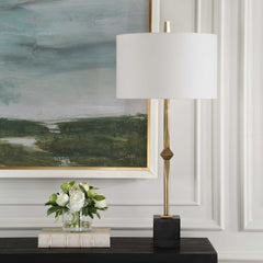 Suranne Antique Brass Table Lamp - Ornate Home