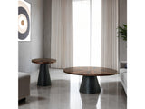 Surdal Black Oval Coffee Table - Ornate Home