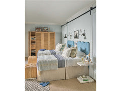 Surf City Sky Blue Twin Bed Headboard - Ornate Home