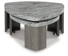 Surmour Gray/Brown Coffee Table and End Table - Ornate Home