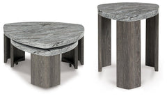 Surmour Gray/Brown Coffee Table and End Table - Ornate Home