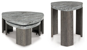 Surmour Gray/Brown Coffee Table and End Table - Ornate Home