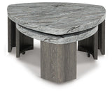 Surmour Gray/Brown Coffee Table and End Table - Ornate Home